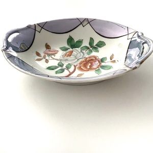 🍀Mid Century Japanese trinket dish, luster ware